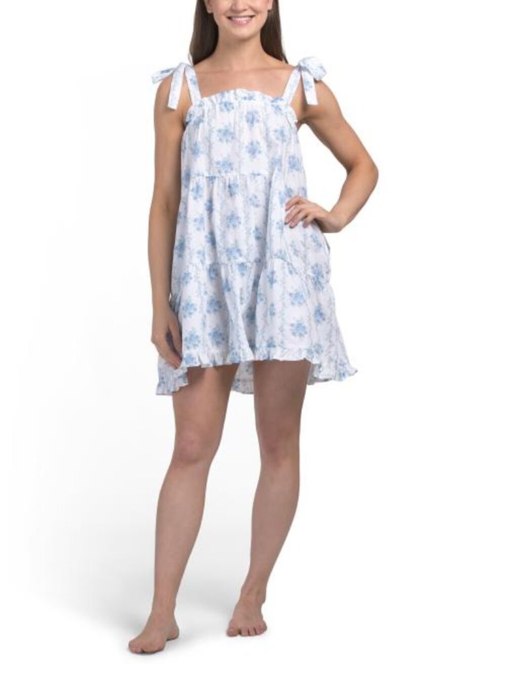 8 OAK LANE Rose Tie Top Dress